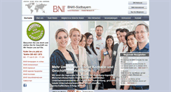 Desktop Screenshot of bni-suedbayern.de